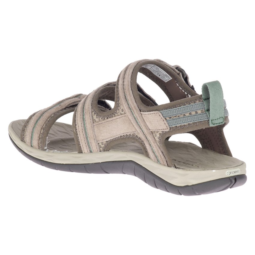 Sandales Merrell Siren 2 Strap Grise Femme | O.Z.OFXX